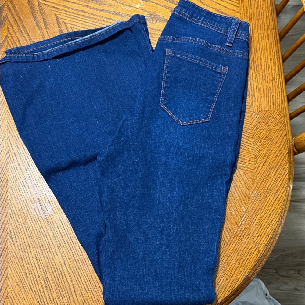 Love Women's Deep Blue Straight Leg Jeans